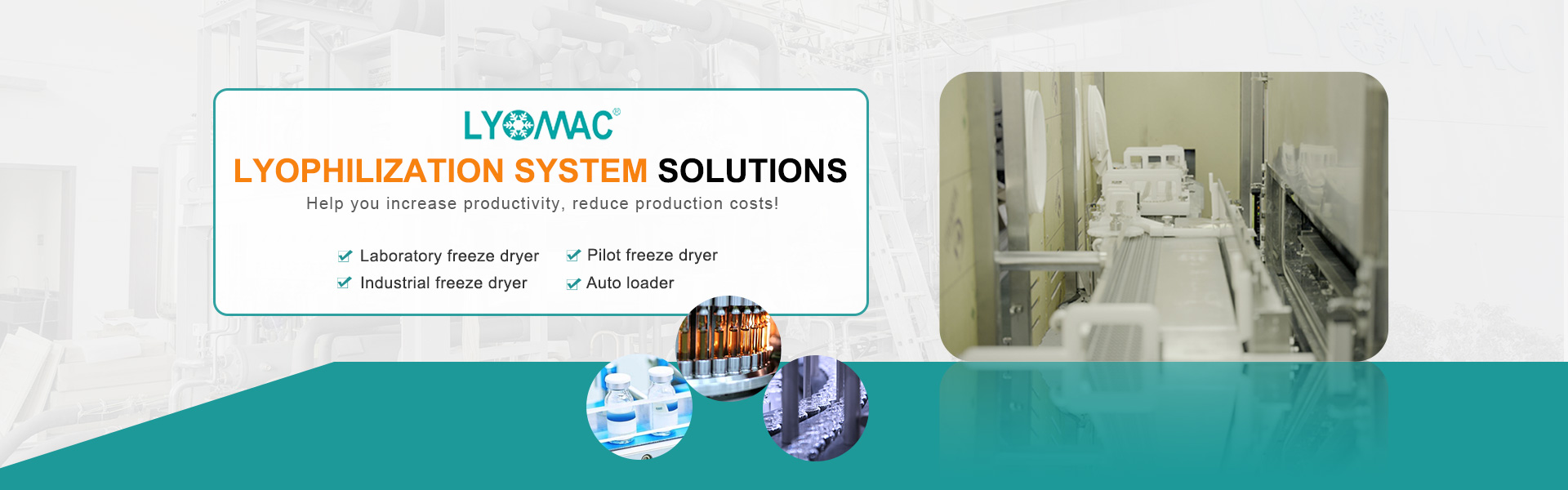 Nhà sản xuất hệ thống đông khô LYOMAC